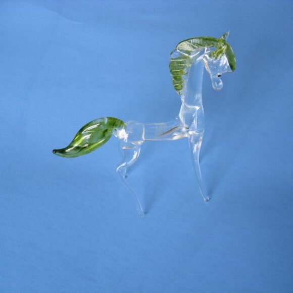 Blown Glass Horse Vintage - Picture 3 of 11